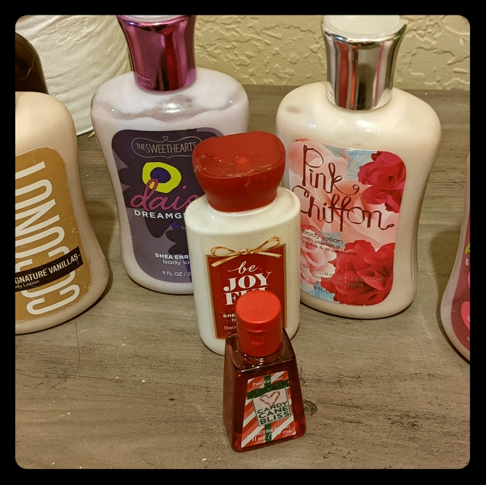 Bath and body works lotions (retired)